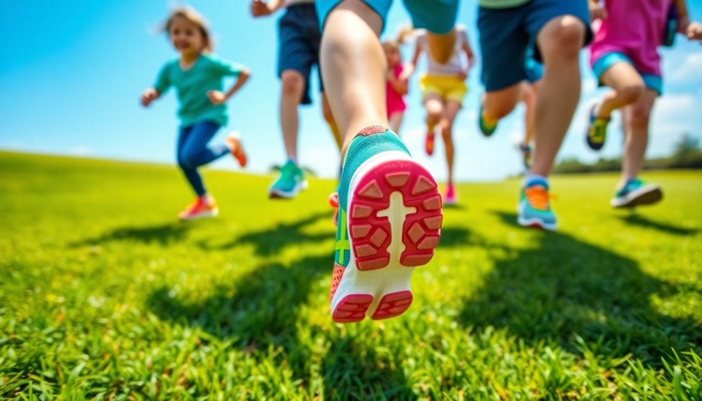 choosing kids running shoes