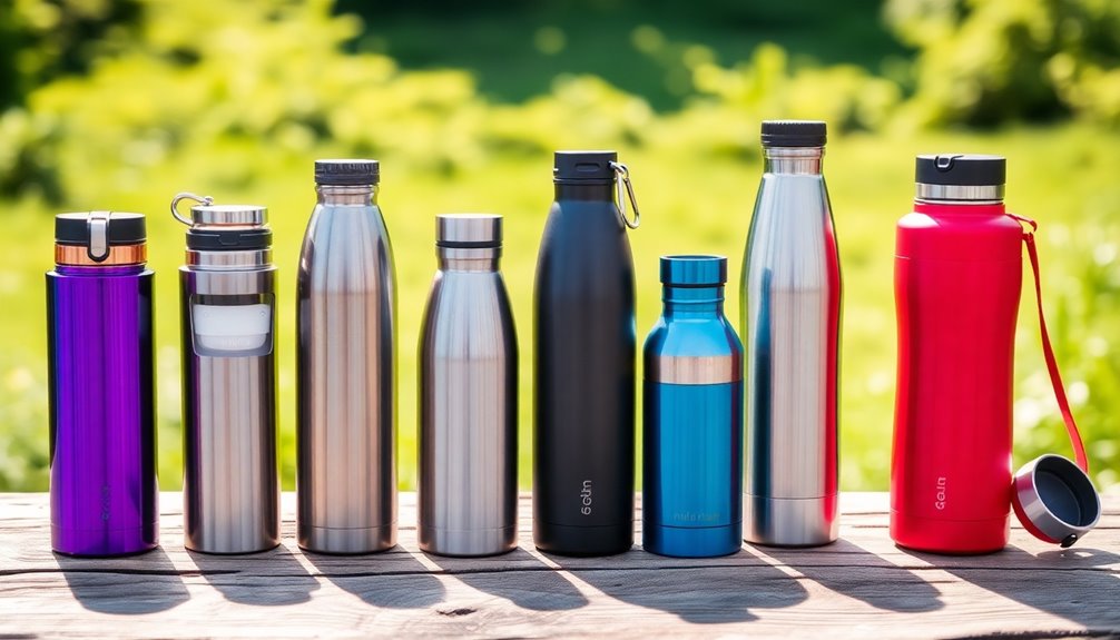 choosing portable water bottles