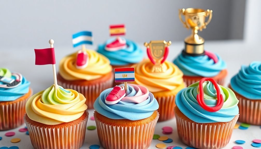 creative cupcakes for runners