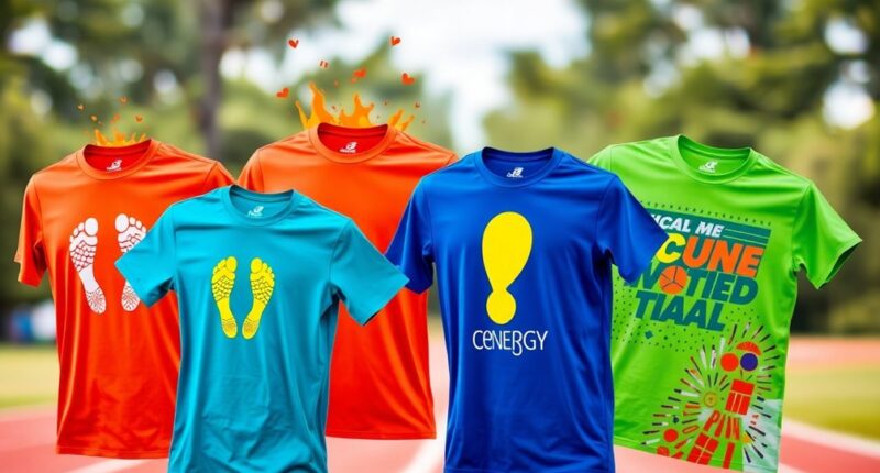 creative running t shirt designs