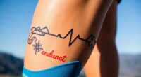 dedicated distance runner tattoos