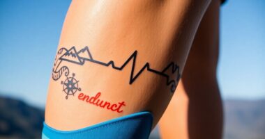 dedicated distance runner tattoos