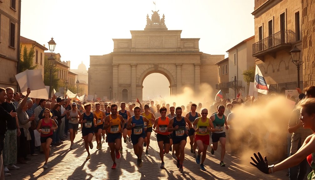 historic first modern marathon