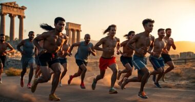 history of running evolution