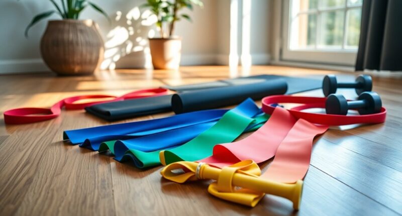 home workout resistance bands