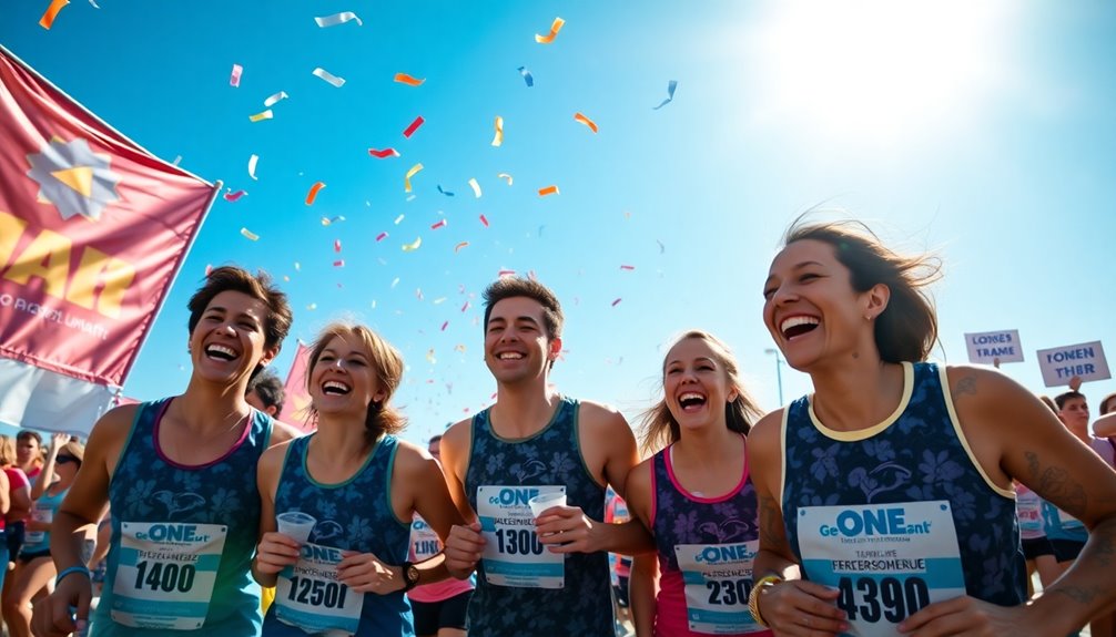 laughter boosts race day performance