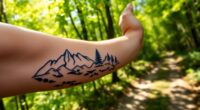 nature inspired adventure tattoos