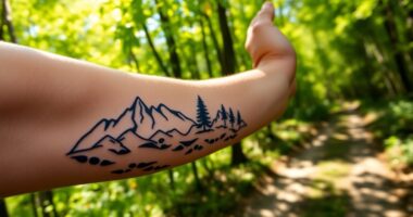 nature inspired adventure tattoos