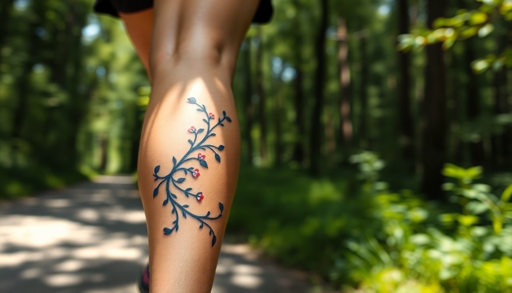 nature themed running tattoos