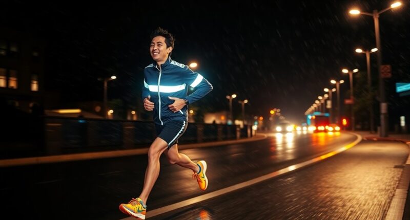 nighttime running safety gear