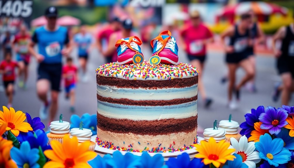 personalize your running cake