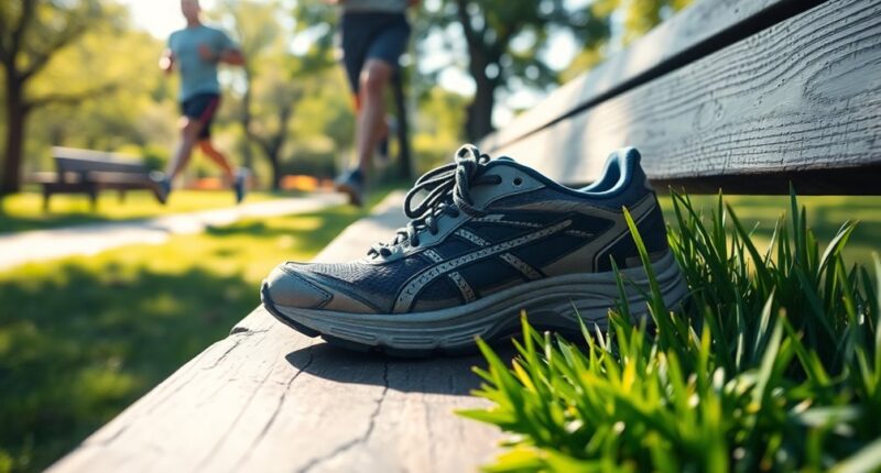 replace running shoes regularly