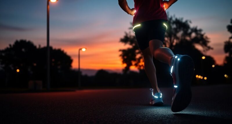 safe nighttime jogging lights