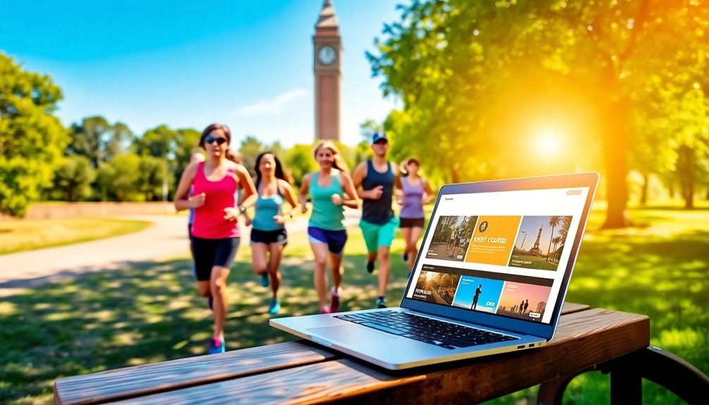 selecting online running courses