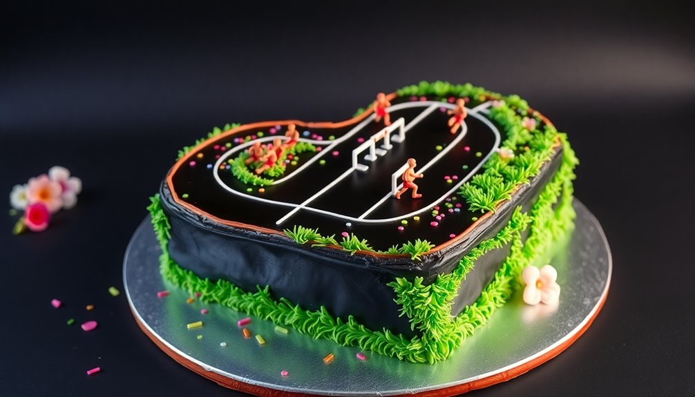 show stopping track cake tips