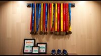 showcase running medal achievements