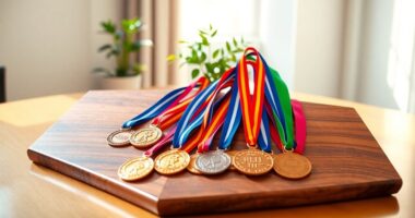 showcase your medal achievements