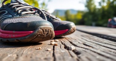 signs for new running shoes