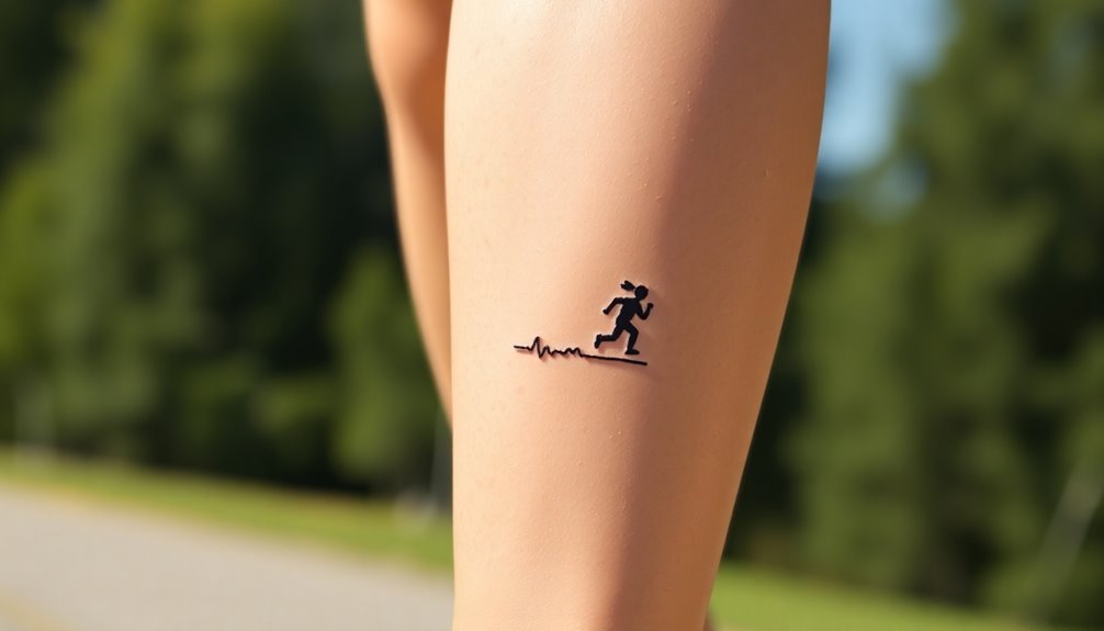 simple running ink designs