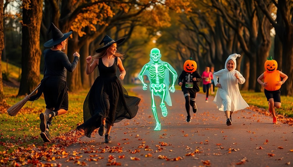 spooky online running events