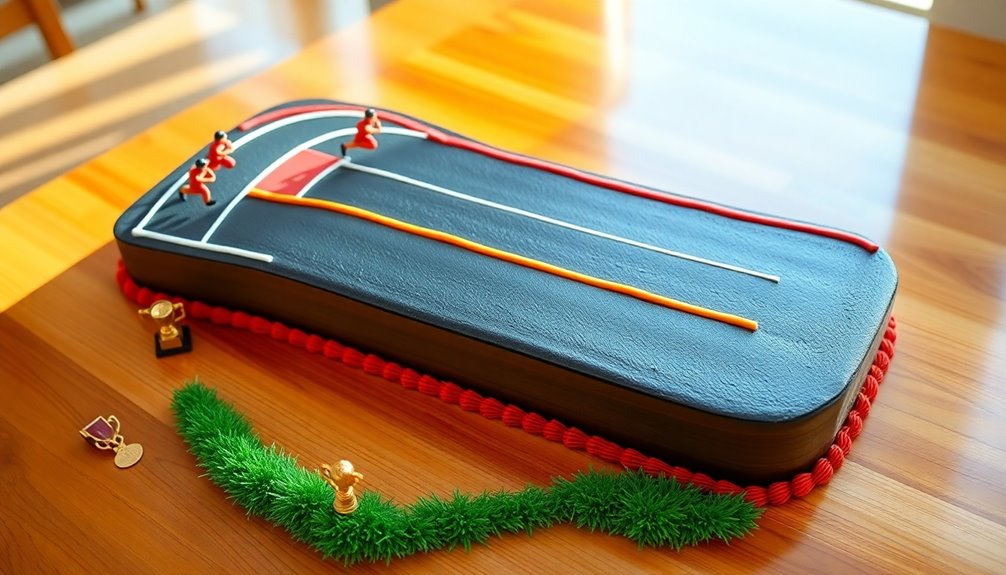 sporty themed cake designs