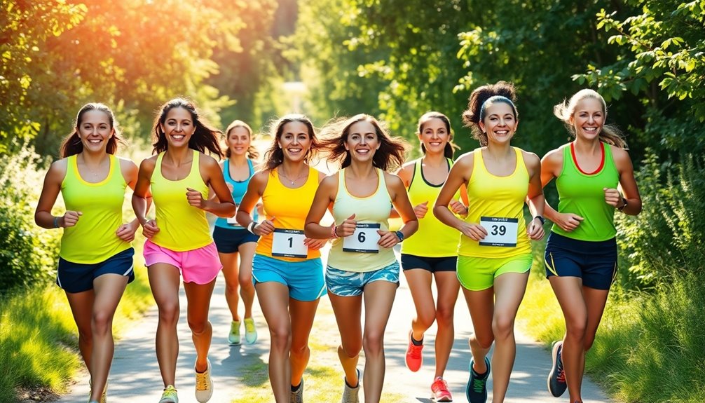 strong female runner identity