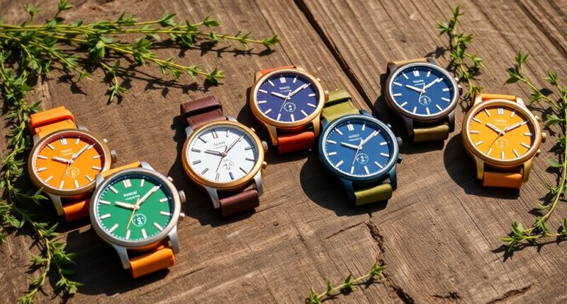 sustainable stylish running watches