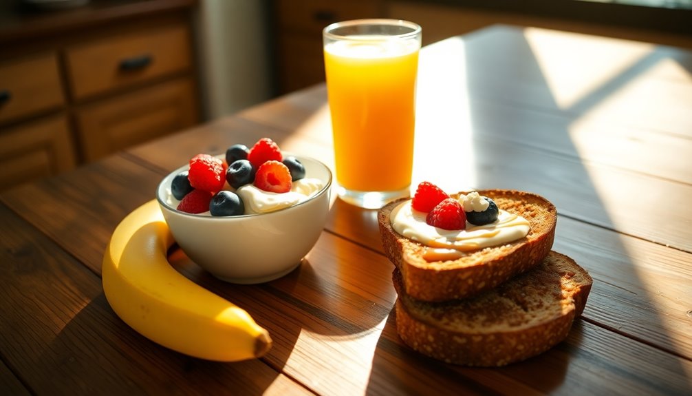 timing your pre run meal