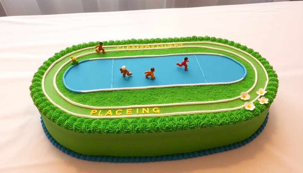 track themed cake decorations ideas