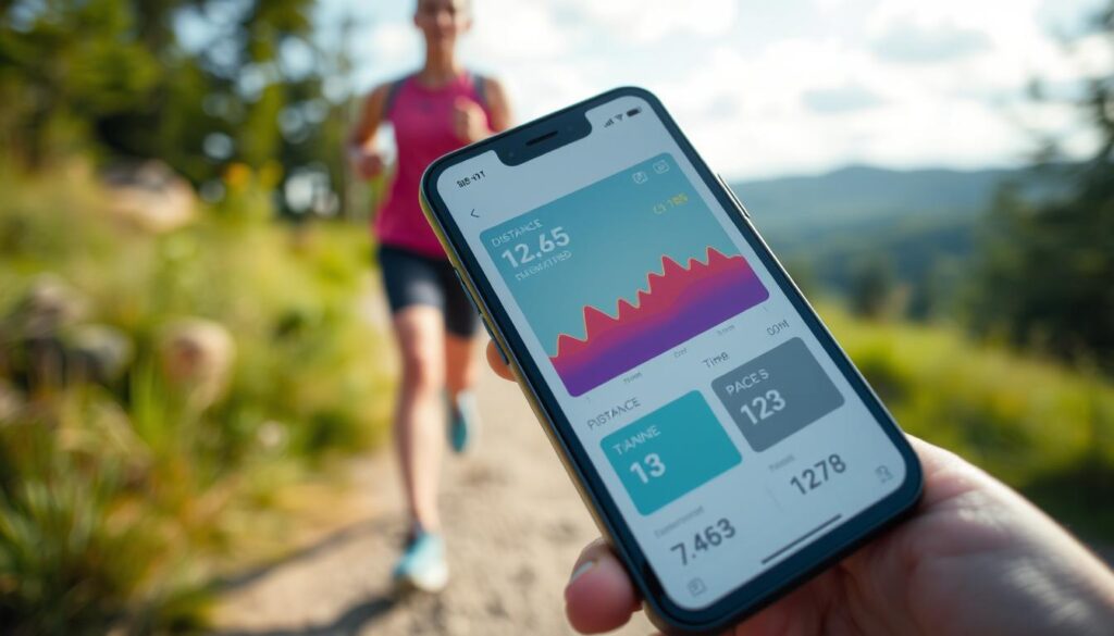 tracking progress in running apps