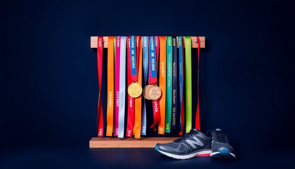 trophy and medal display