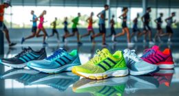 comfortable running shoes selection