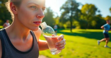 hydration enhances running performance