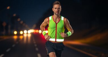 reflective safety gear for runners