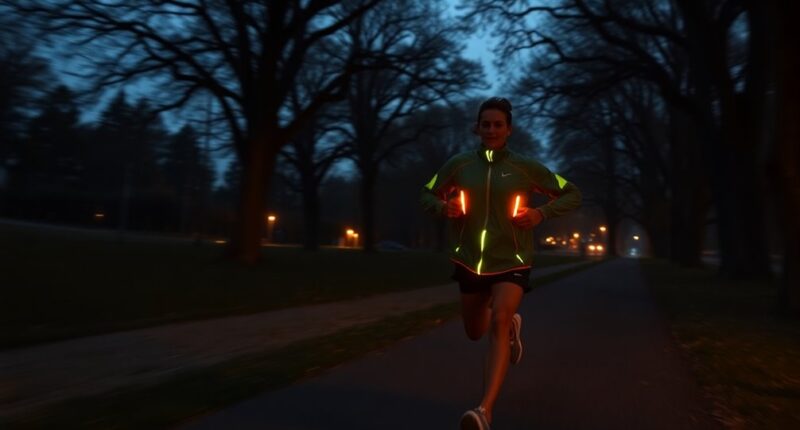 reflective safety gear runners