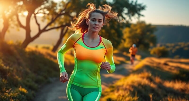 safety focused running apparel