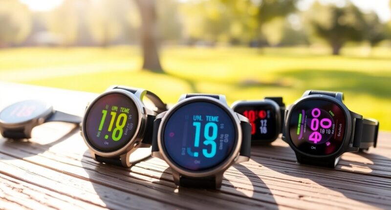 stylish running watches selection