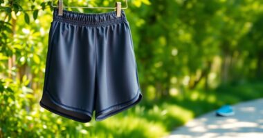 sweat wicking running shorts selection