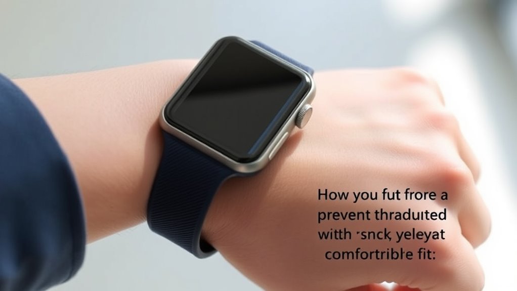 adjust strap for comfort