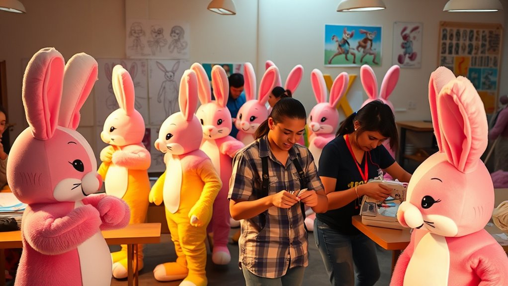 bunnies symbolize energy and friendliness