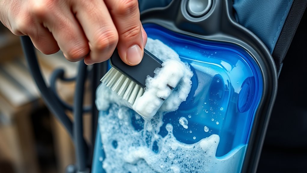 clean scrub sanitize maintain