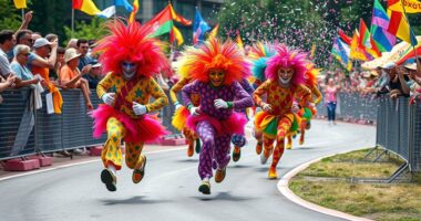 costumed theme racing adventure