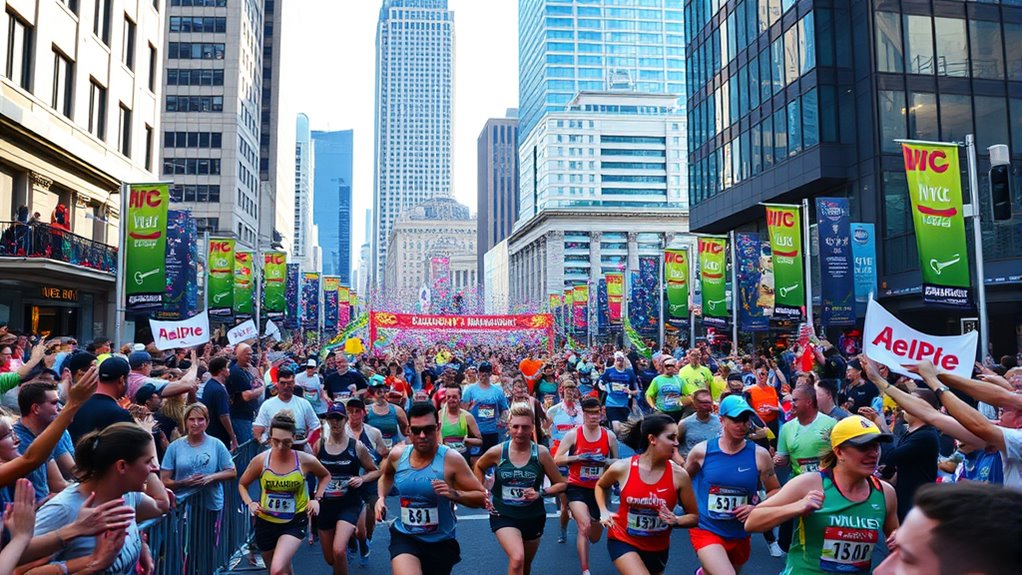 crowd energy boosts runner