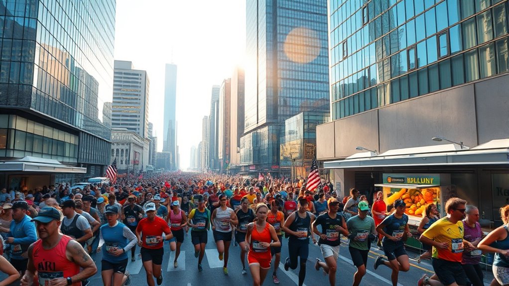 crowds energize urban marathon