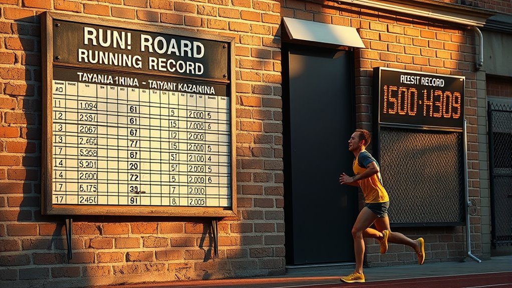 evolution of middle distance running