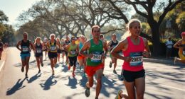 heat influences running speed