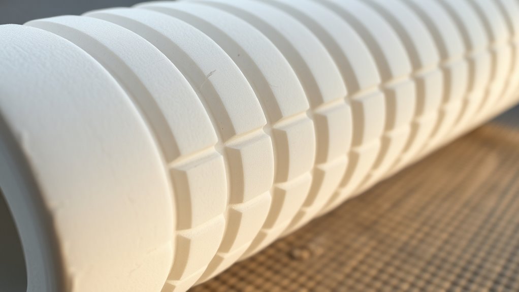 inspect foam roller damage