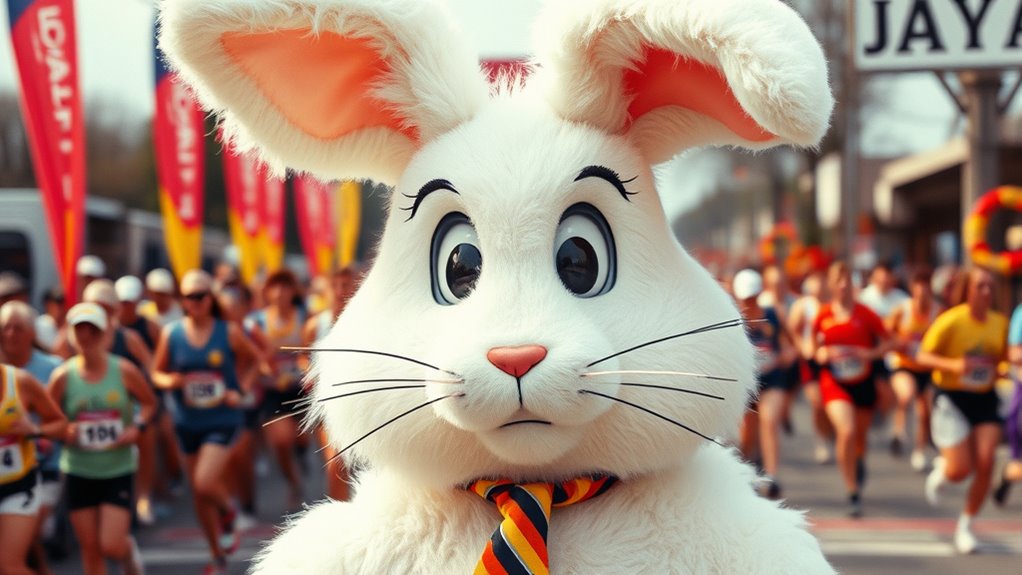 local races inspired mascot enthusiasm