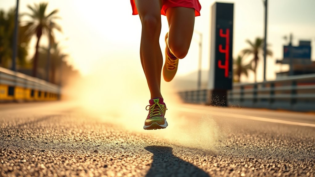 managing hot weather running