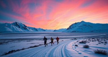 marathon above arctic circle
